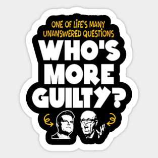 Who's more Guilty? Sticker